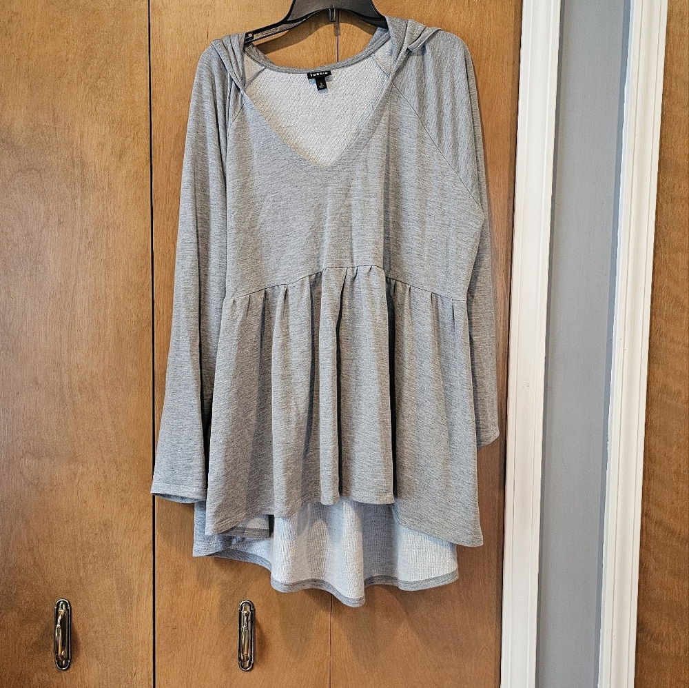 Torrid 3 babydoll hooded top